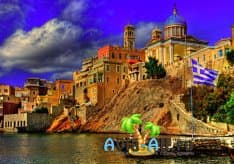 Курортные города Греции: особенности, достопримечательные места, песчаные пляжи1