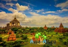 Баган (Паган), Мьянма - огромный храмовый комплекс. Туризм, фото1