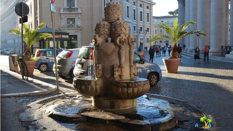 Питьевые фонтаны на улицах Италии