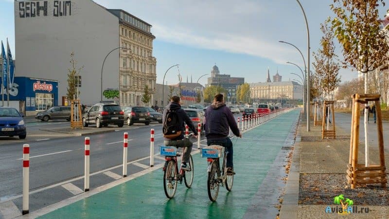 Велосипедные дорожки в Берлине