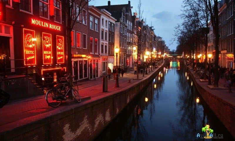 Амстердам. Квартал красных фонарей