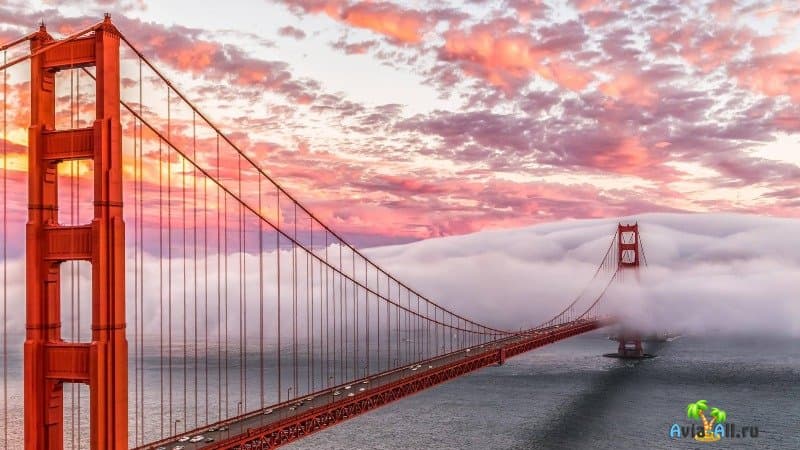 Мост "Золотые ворота" в Сан-Франциско, фото