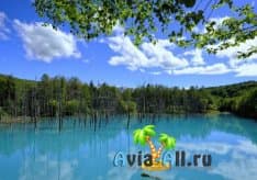 Голубой пруд Биэй Хоккайдо