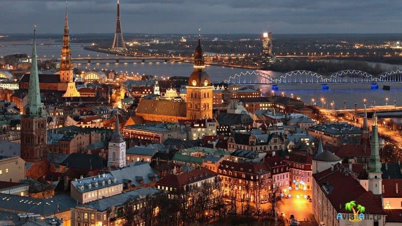 Город Рига Латвия фото