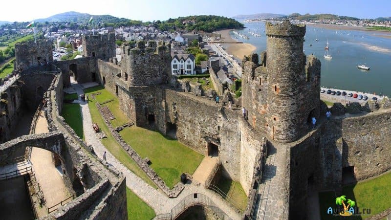 Замок Конви в Уэльсе