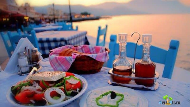 Еда в Греции фото