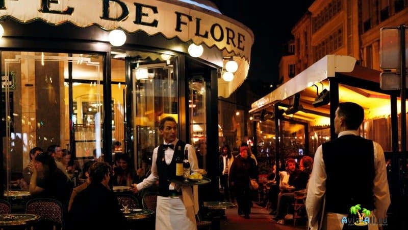 Рестораны и кафе Парижа