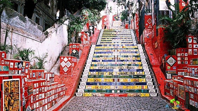 Лестница Селарона Рио-де-Жанейро