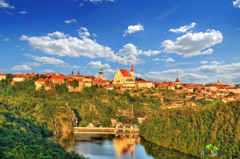 Поездка в средневековый город Чехии - Зноймо. Природа, виноделие3