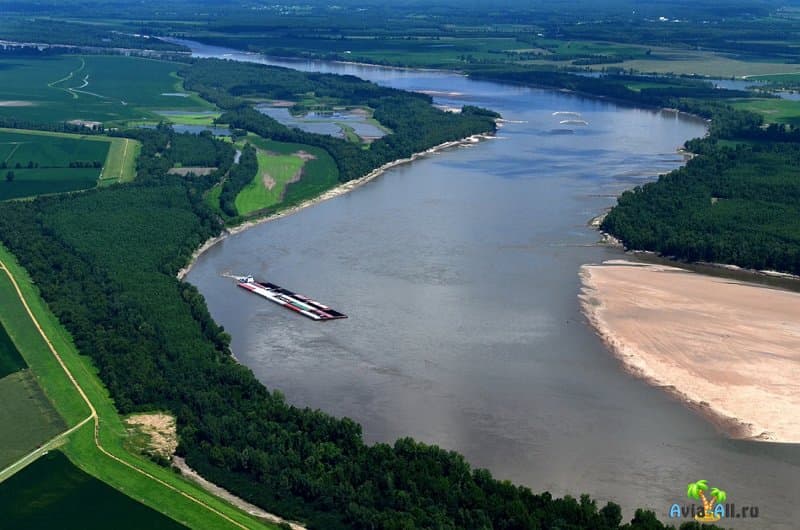 Главная река крупной речной системы в Америке - Миссисипи. Путешествие к притокам реки2