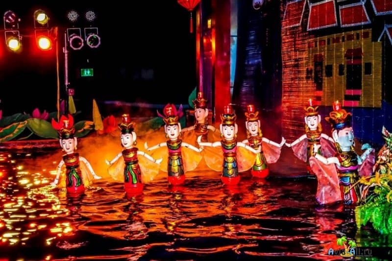 Вьетнамское захватывающее представление - Кукольный театр на воде2