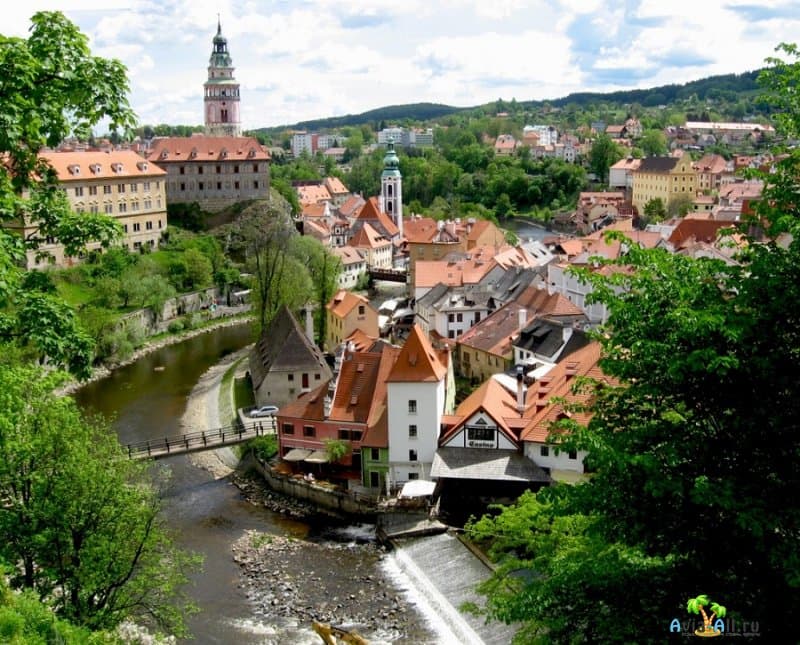 Сказочный Чешский город Чески-Крумлов,числящийся в списке Всемирного наследия ЮНЕСКО2