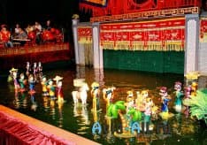 Вьетнамское захватывающее представление - Кукольный театр на воде1