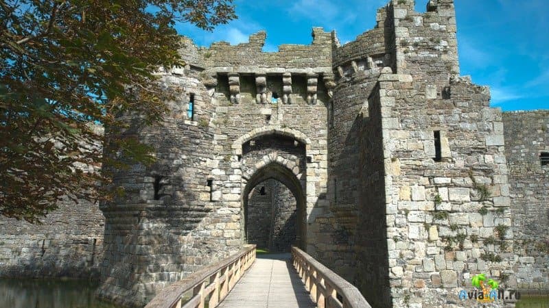 Замок Бомарис в Уэльсе