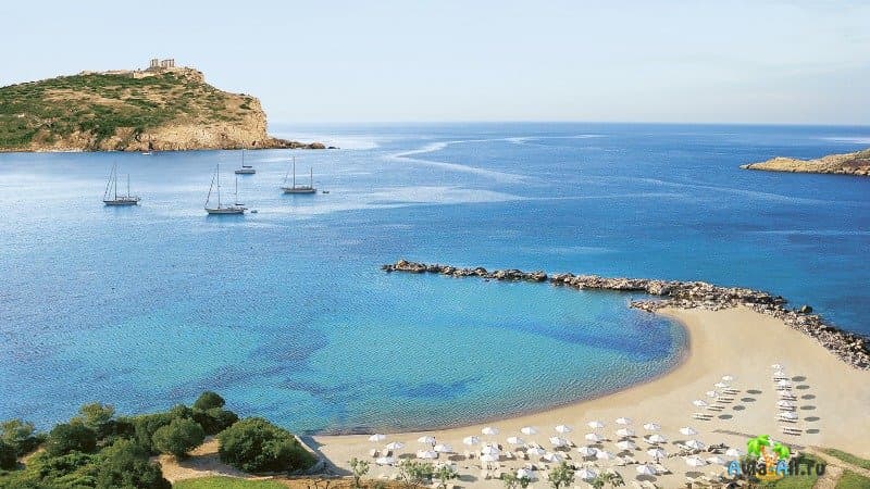 Афины Греция пляжи