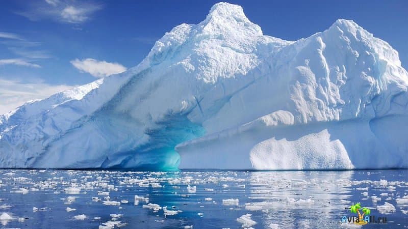 Круглогодичный ледниковый покров Антарктиды. Таинственная территория3
