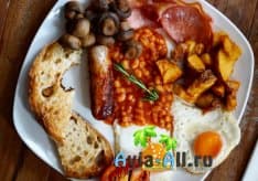 Завтрак в Англии фото