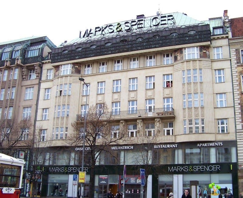 Магазины Марк Спенсер в Праге