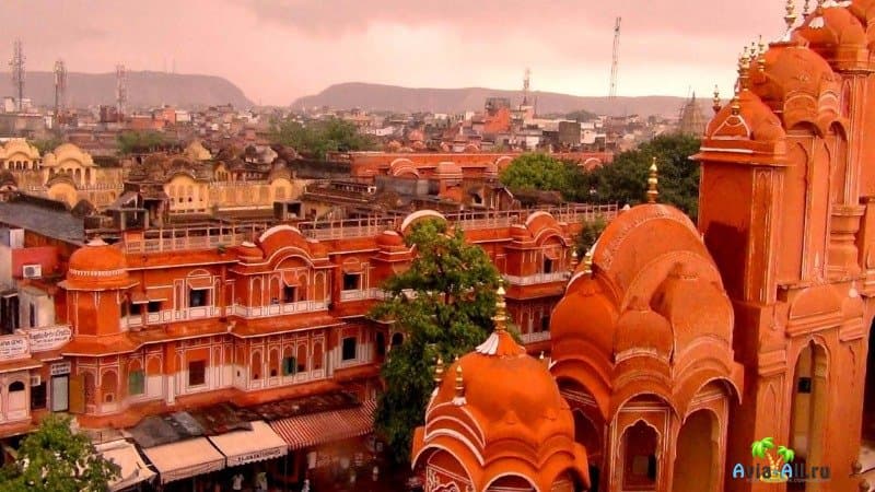 Город Джайпур в Индии