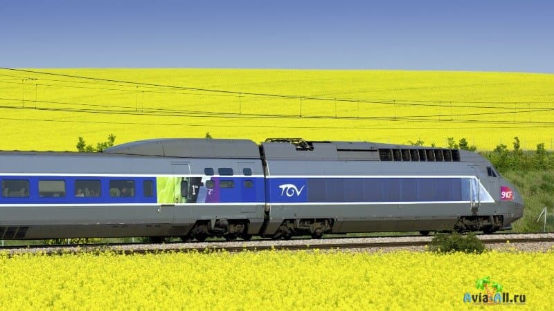 Поезда во Франции фото