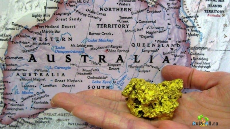 Добыча золота в Австралии