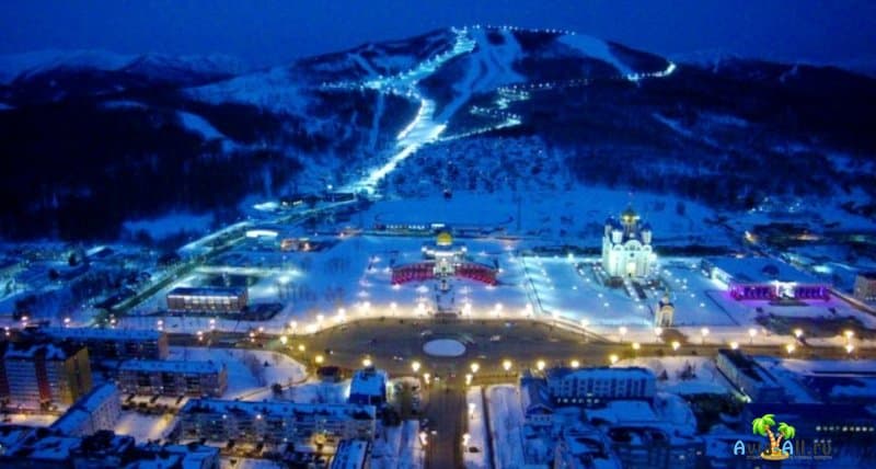 Лучший горнолыжный курорт в России на Сахалине