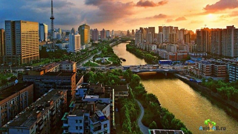 Город Ханчжоу Китай