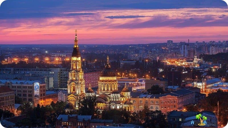 Город Харьков в Украине