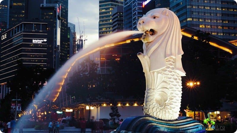 Статуя Мерлиона в Сингапуре