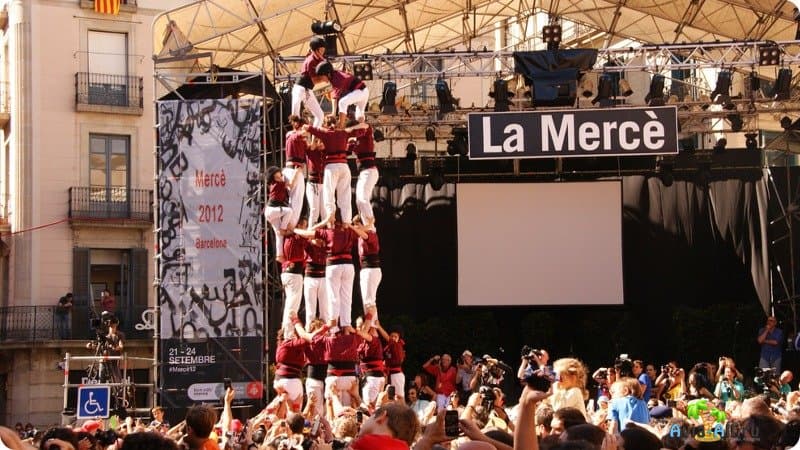 Фестиваль ла мерсе в Барселоне
