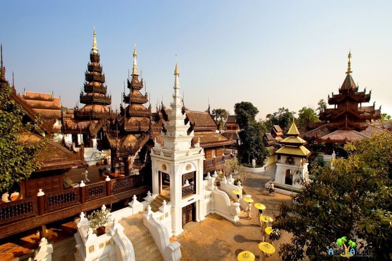 Обзор национальных памятников в Чиангмае. Поездка в город Таиланда3