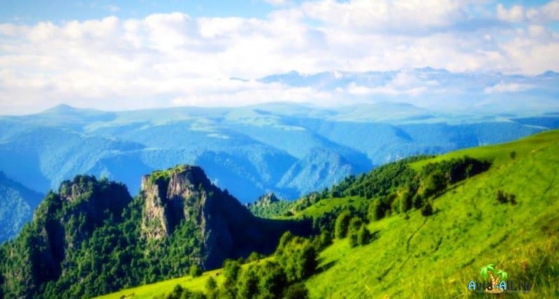 Горы Северного Кавказа. Домбай.