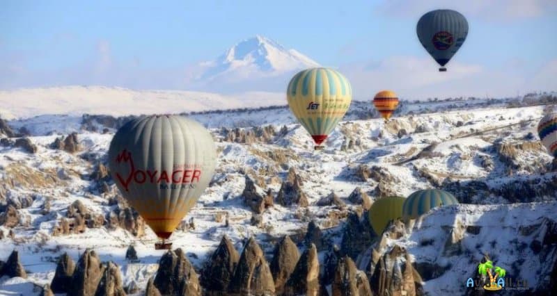 Полет на воздушном шаре в Каппадокии зимой 2020-2021