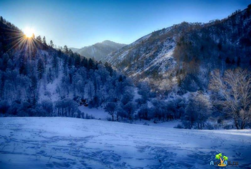 Отдых на Алтае зимой 2021