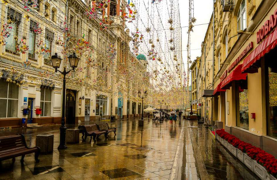 Какие улицы в Москве на Новый год 2023 самые красивые - достойный места для прогулок
